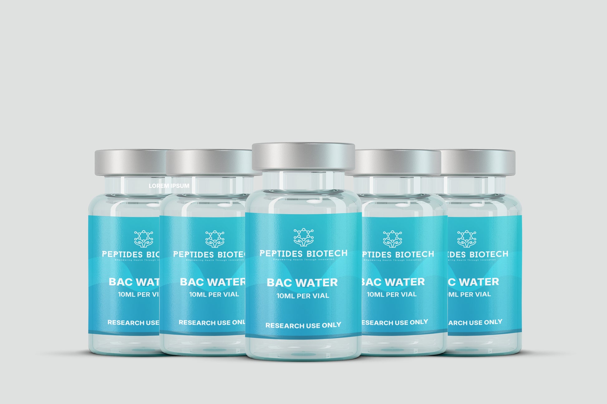 Bacteriostatic Water - 3 ml / Single Vial - Peptides BioTech