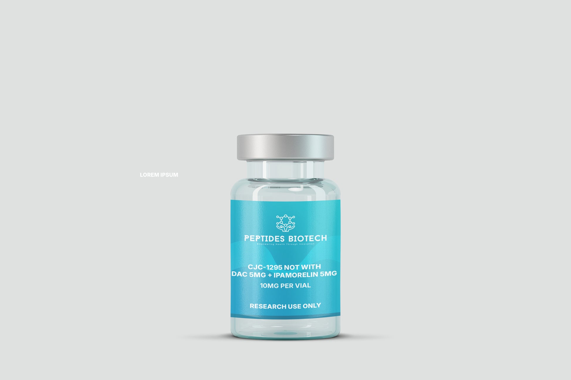 CJC-1295 No DAC (5mg) / Ipamorelin (5mg) - 10mg / Single Vial - Peptides BioTech